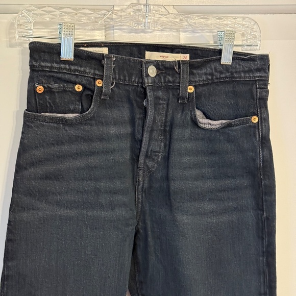 Levi's® Premium WEDGIE STRAIGHT FIT WOMEN'S JEANS Black 31910 - Picture 6 of 14